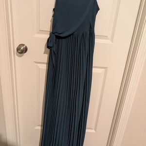 Elegant Teal Maxi Dress